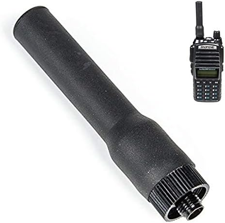 Nagoya NA-810 - Antenna mini frusta doppia banda 144/430 Mhz 6 W SMA femmina per AnyTone BaoFeng e Yaesu - Fashionser