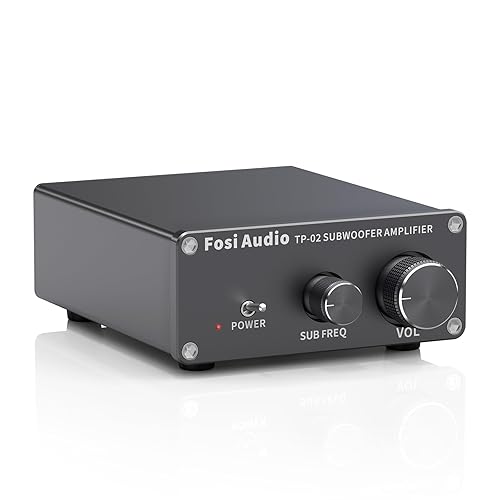 Fosi Audio TP-02 220Watt Amplificatore Subwoofer Mini Sub Bass Amp Digitale classe D Integrato per Subwoofer TDA7498E - Fashionser