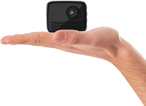 PHILIPS PicoPix Nano Proiettore mobile, Dimensioni ridotte, proiezione delle immagini fino a 60', 80 min con batteria, Mirroring del monitor, Altoparlante e batteria incorporati, nero - Fashionser