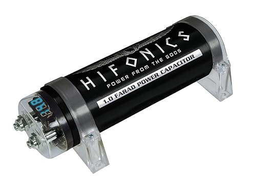 Hifonics HFC1000 1F Powercap 1 Farad condensatore per l'alimentazione in auto, più potenza per l'amplificatore di potenza - Fashionser