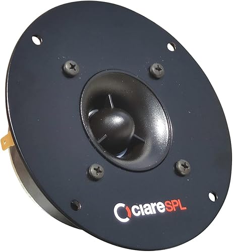 1 CIARE CT267 CT 267 tweeter driver nero da 5' 13 cm 130 mm di diametro 150 watt rms 300 watt max impedenza 4 ohm 105 db spl auto, 1 pezzo + condensatore e 5 sticker omaggio - Fashionser