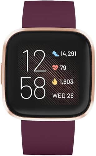 Fitbit Versa 2 Smartwatch per Benessere e Forma Fisica con Controllo Vocale, Punteggio del Sonno e Musica, con Alexa Integrata, Limited Edition [Esclusiva ] - Fashionser