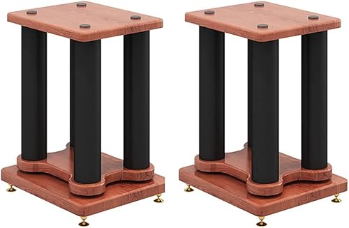 Supporto per Casse acustiche Sound Rack Tipo di Pavimento Suono Surround Rack Media Rack Sound Steel Frame Speaker Stand 2 Packs Supporti per proiettori (Size : S-40) - Fashionser