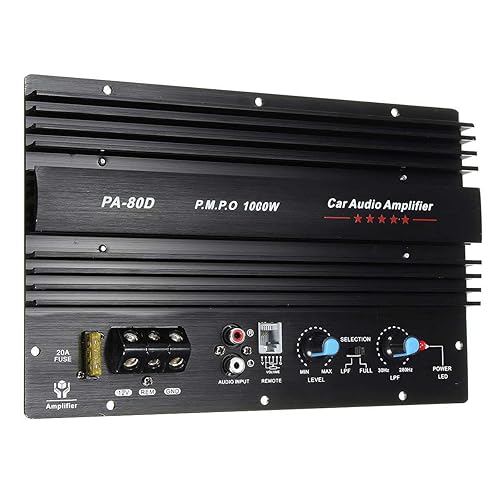 PA-80D 12V 1000W Car Audio Alto Amplificatore Amp Board Subwoofer Amp Car Player - Fashionser