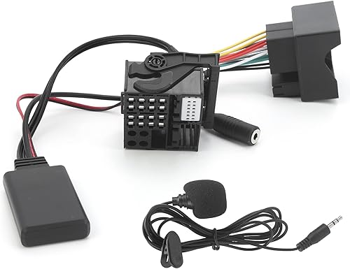 Modulo Bluetooth per auto con microfono, cavo AUX Bluetooth 5.0, 150 cm/59,1 pollici per E60 E63 E64 E65 E66 E87, per M ASK ASK CD e CCC - Fashionser