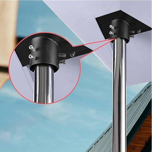 Kit di montaggio per Starlink per Gen 3, adattatore per tubo in acciaio inox con rotazione a 360 gradi per Starlink per piatto standard Gen 3 V3, montaggio su palo, 200 x 150 x 110 mm - Fashionser