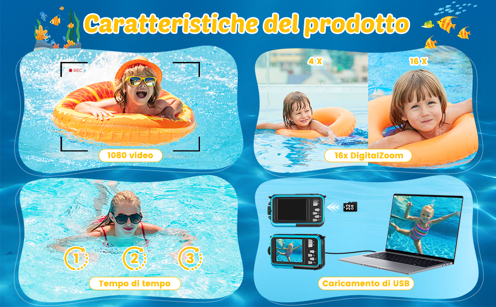 Macchina Fotografica Subcquea