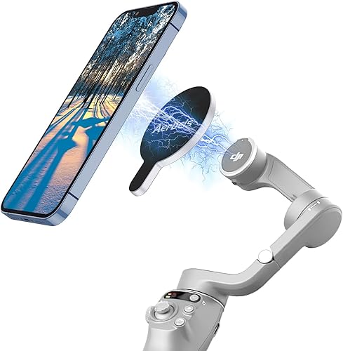 DJI - Supporto magnetico ad anello per Magsafe DJI OM 6/OM 5/OM 4/OM 4 SE, compatibile con stabilizzatore cardanico DJI Osmo, accessori DJI OM - Fashionser