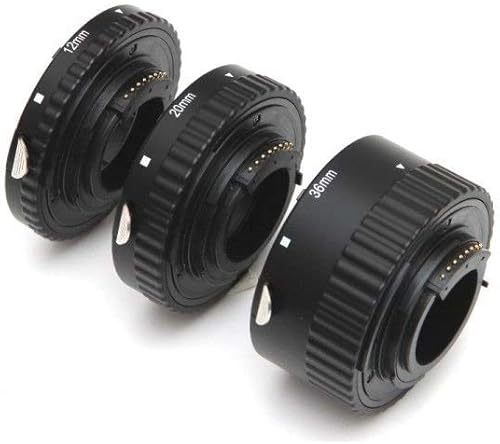 MK-N-AF1-B - Set di 3 anelli di estensione per fotocamera Nikon SLR - Fashionser