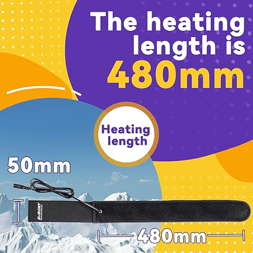 Svbony SV192 Riscaldatore Lente, Riscaldatore per Riscaldatore per Obiettivo Rugiada, Regolatore di Temperatura da 480 mm 12V Striscia Riscaldatore di Rugiada Universale per Telecamera Telescopica - Fashionser