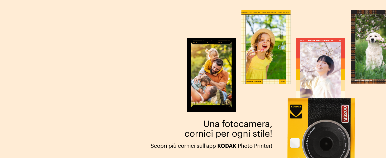 Scegli cornici e fai modifiche