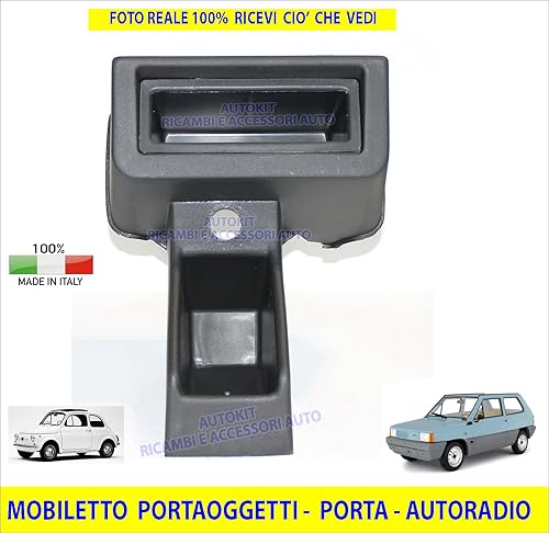 CASSETTO PORTA OGGETTI AUTORADIO STEREO per Panda prima serie dal 1980 al 1986-500 D'EPOCA dal 1957 in poi - 15020/01 - Fashionser