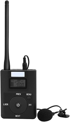 Trasmettitore audio, Trasmettitore Audio Wireless Stereo Adattatore di Radio-Trasmissione Portatile Radio FM Bassa Potenza con Antenna - Fashionser