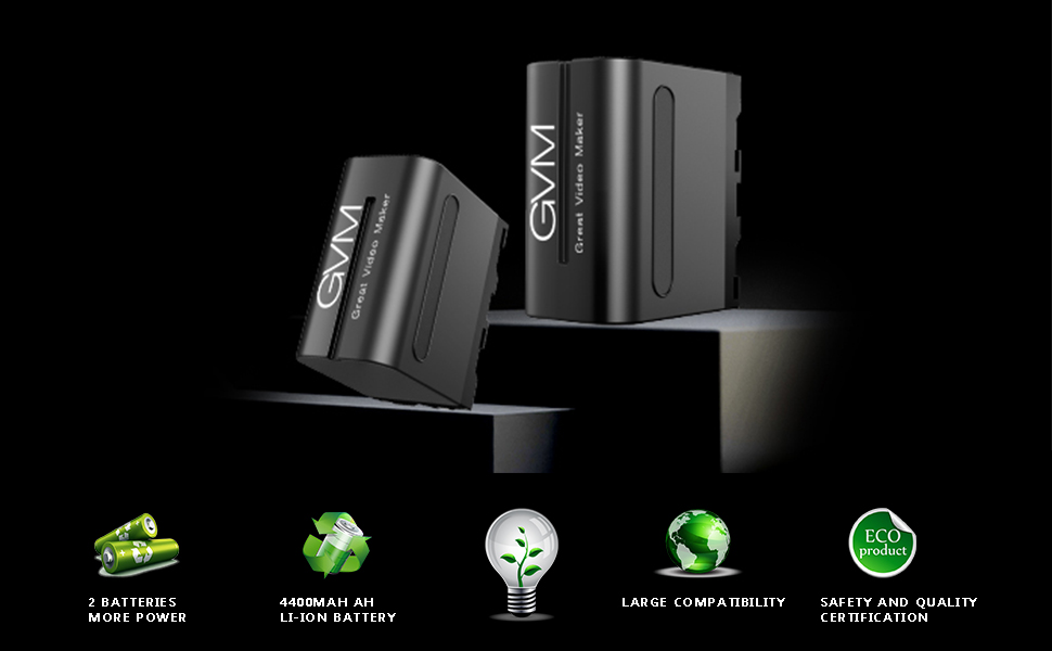  Batterie sostitutive NP-F750 agli ioni di litio 