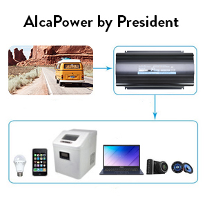 ALCAPOWER,Inverter di Tensione,President,sinusoide modificata