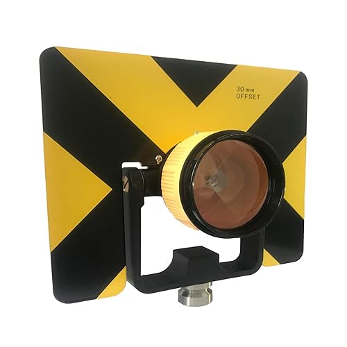 Prisma di rilevazione, prisma singolo in metallo con sacchetto morbido per il prisma di rilevazione del terreno per le stazioni totali di - Fashionser