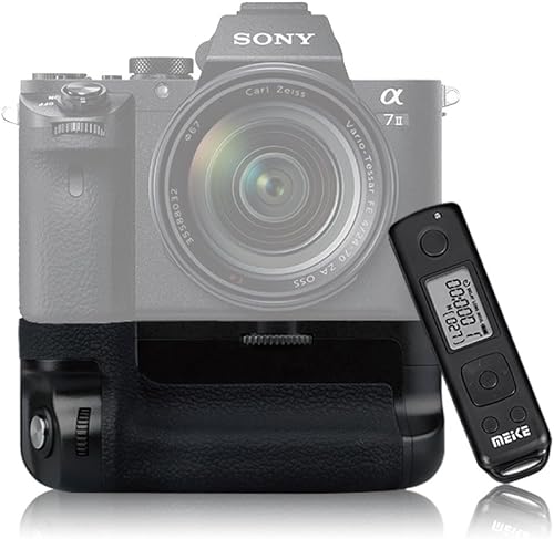 Meike MK-A7II Pro A72 Pro Professional Battery Grip Equip 2.4 G 100-Meter Wireless Remote Control Fit Sony A7II A7MII A7RII A7SII - Fashionser