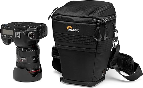 Lowepro ProTactic TLZ 75 Pro AW III Toploader Camera Bag, Camera Case for DSLR, Mirrorless, Volume 6L,Dim: 37x14x16cm for Cameras w/Lens attached, Modular Shoulder Bag, for Photographer/Videographer - Fashionser