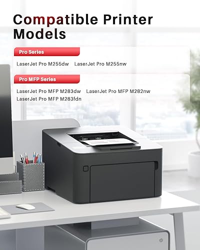 Halloya 219A W2190A 3302FDW Toner (con Chip) Compatibile per HP 219A 219X Color LaserJet Pro MFP 3302FDW 3302SDW 3302FDN 3302FDNG 3302FDWG 3302SDWG 3202DN 3202DW Nero - Fashionser