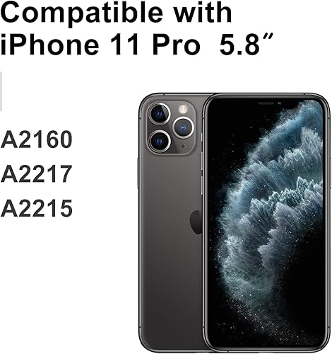 LL TRADER Schermo per iPhone 11 PRO LCD 5.8' Schermo di Ricambio FHD Touchscreen 3D Touch Digitizer Frame e Kit di Riparazione (Modelli A2160, A2217, A2215) - Fashionser