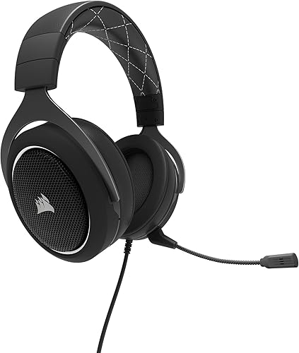 Corsair Hs60 Surround Cuffie Gaming con Microfono, Bianco - Fashionser