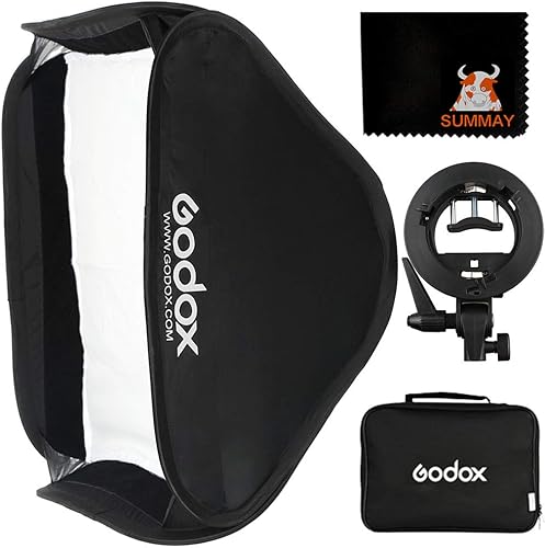 Godox pieghevole Softbox Diffusore Octobox per flash Nikon SB800 SB900 SB910 Canon 430EX 580EX2 600EX YN 560II 560III 565EX 568EX 568EX2 Godox V850 V860C (circa 80x80 cm) - Fashionser