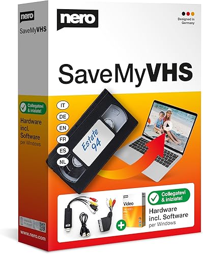 SaveMyVHS | Montaggio video | Digitalizzazione cassette | Windows 11/10 / 8/7 - Fashionser