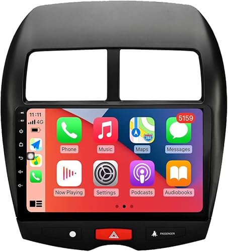 RoverOne Autoradio CarPlay per Mitsubishi ASX 1 2010-2016 per Peugeot 4008 2012 per Citroen C4 Android Touch Screen Sat Navi Bluetooth WiFi Radio Player - Fashionser