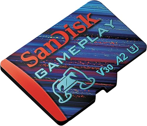 SanDisk 1TB Gameplay scheda microSD, Micro SD per mobile gaming/console portatili, fino a 190 MB/s, AAA-/3D-/VR-Grafik, 4K-UHD-Videos, A2, U3, V30 - Fashionser