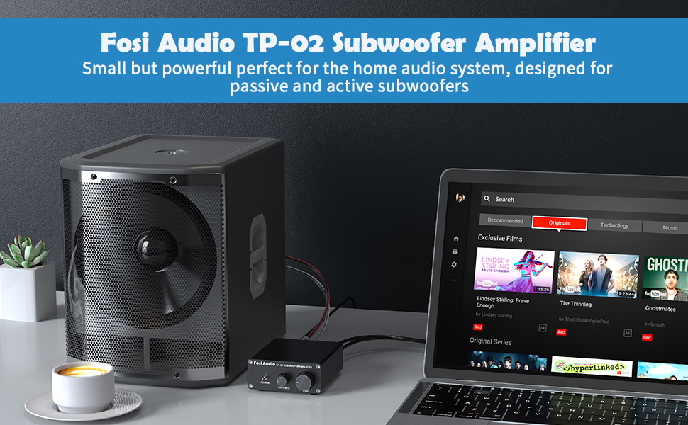 Mini amplificatore compatto per subwoofer TP-02
