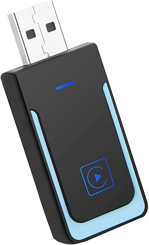 Adattatore Carplay Wireless per i-phone, Mini Car Play wireless Dongle Converte Carplay da cablato in Wireless,Typ-C/USB Plug & Play, Compatibile con iOS 12+ - Fashionser