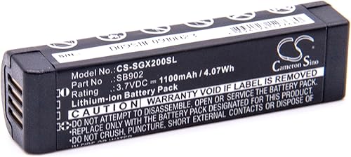 vhbw batteria compatibile con Shure GLX-D24R/SM86, GLX-D4, GLX-D6 sistema radiomicrofonico, trasmettitore tascabile digitale (1100mAh, 3,7V, Li-Ion) - Fashionser