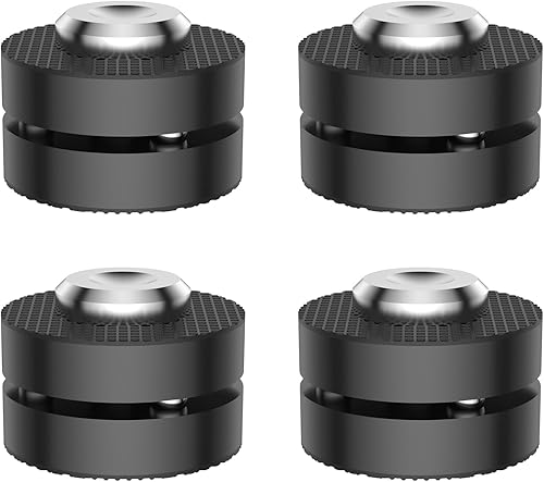 4 piedini in alluminio HiFi Shock Absorber Piedi per dispositivi HiFi - Fashionser