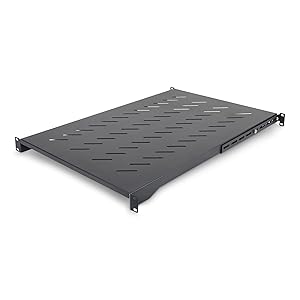 Scaffale rack 1U a 4 montanti, ventilato,