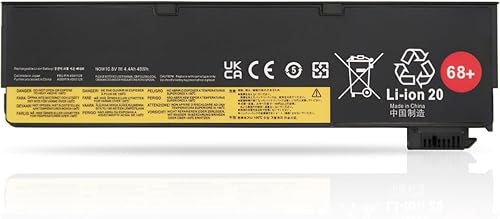 KXRSII 48Wh 68+ 45N1128 45N1129 Batteria per Lenovo ThinkPad X240 X240s X250 X260 W550 L450 L460 L470 T440 T440s T450 T450s T460 T460p T470p T550 Series 45N1136 45N1127 45N1738 45N1134 45N1125 - Fashionser