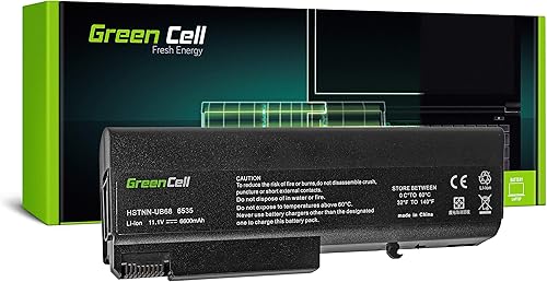 Green Cell® Extended Serie TD06 TD09 Batteria per Portatile HP EliteBook 6930p 8440p 8440w ProBook 6450b 6540b 6550b 6555b Compaq 6530b 6730b 6735b (9 Pile 6600mAh 10.8V Nero) - Fashionser
