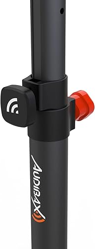 Audibax Neo 131 Plus - Supporto per Altoparlanti Professionale - Treppiede in Alluminio per Altoparlanti - Fissaggio Easy Lock - Allungabile - Altezza Regolabile da 100 a 180 cm - Peso Massimo 50 kg - Fashionser