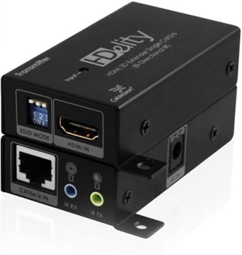 EQ Extender HDMI/Booster - Amplified ripetitore Attivo/Booster v2.0-1080p Full HD, 1440p, 2160p Ultra HD & HDR Fino a 50m - Fashionser