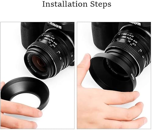 Set di accessori per fotocamere Panasonic Lumix DMC FZ300 con paraluce grandangolare in metallo, filtro UV, copriobiettivo, penna per la pulizia - Fashionser