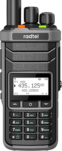Radtel RT-860 Radio Multibanda Ham HF UHF VHF Dual Band con Ricezione AM USB LSB CW CB LW MW SW SSB, 1024 Canali, Batteria da 2000mAh, Ricarica Type-C e Antenna a Onde Corte Migliorata opzionale. - Fashionser