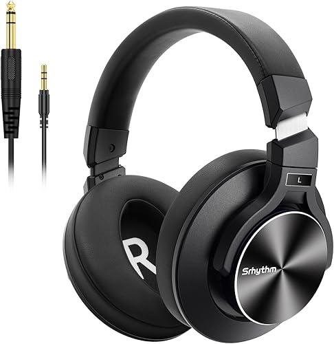 Srhythm HD75 Cuffie DJ cablate sopra l'orecchio per studio/festa/chitarra - Fashionser