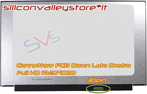 Display Slim Led Full HD Compatibile con Huawei MateBook D 15 Boh-WAQ9R | Compatibile con Dell Latitude 3510 NT156FHM-N61 | LP156WFC (SP)(K1) SP K1 | B156HTN06.1 | 15s-eq0001nl | 15s-fq4004nl - Fashionser