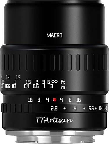 TTARTISAN 40mm F2.8 obiettivo macro APS-C MF per fotocamere E-Mount A5000 A6500 A6600 NEX-3 NEX-3N NEX-7 NEX5 CA7 A7I A7R A7RII A7RIII A7RIV A7S A7SI A7SII A9 e molto altro ancora. - Fashionser
