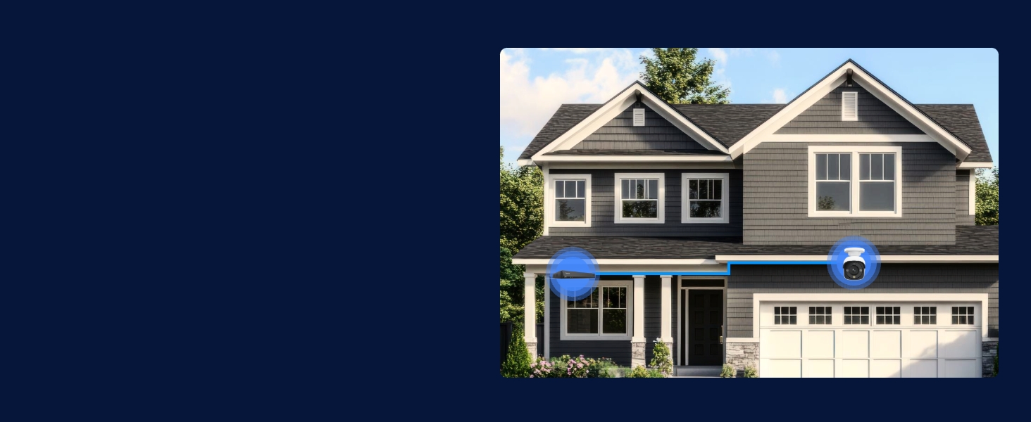 Rendering architettonici esterni che mostrano diversi punti di vista di una moderna casa in stile artigiano con rivestimenti scuri, finiture bianche e finestre multiple.