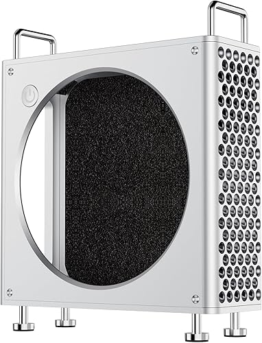 Ulanzi QT01 Cassa in Lega di Alluminio, Supporto per Mac mini M4/M4 Pro 2024 - Allineamento Magnetico Massima Protezione Raffreddamento Pulsante di accensione istantaneo Accessori, Custodia, Destop - Fashionser