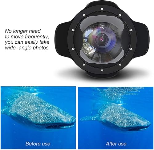 8' Asciutto Cupola Porto per Seafrogs Sony A7RIII/A9 Fujifilm X-T2 Canon 750D-760D alloggiamento 40M / 130ft - Fashionser