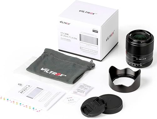 VILTROX 23mm f/1.4 F1.4 E APS-C per Sony E, obiettivo con messa a fuoco automatica STM a grande apertura per Sony E-Mount fotocamera A7 A7R A7C A7II A7RII A7SIII A7III A7RIII A7RIV A9 A6600 A6500 - Fashionser