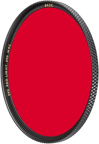 B+W Basic Red Light 590 Filter MRC 49mm - Sostituisce F-Pro 66-10349 - Fashionser