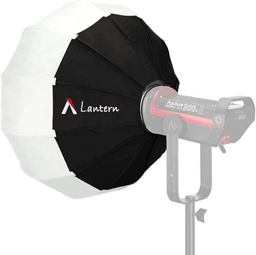 Aputure Lantern Lantern Softbox with Barndoors Bowens Mount for Aputure 300X 300D II Amaran 200X 60X 60D - Fashionser