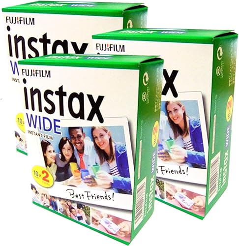 Fujifilm Fuji Instax Wide 60 for Instax Wide 210 200 100 300 Instant Photo Film Camera - Fashionser